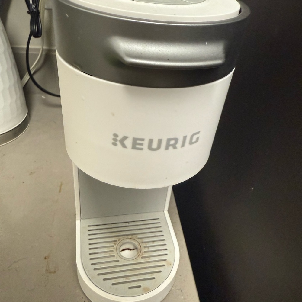 Keurig Compact Coffee Brewer - White and Gray